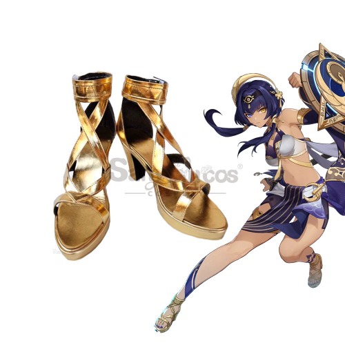 Game Genshin Impact Cosplay Candace Cosplay Shoes - Tailored