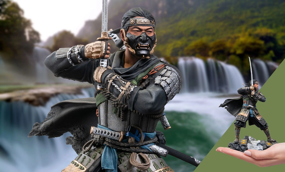 Jin Sakai Statue by Level52 Studios