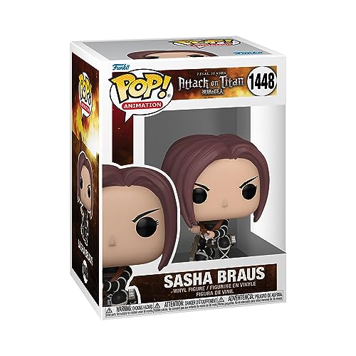 Funko POP! Animation: AoT - Sasha Braus - Attack on Titan - Collectable Vinyl Figure - Gift Idea - Official Merchandise - Toys for Kids & Adults - Anime Fans - Model Figure for Collectors and Display