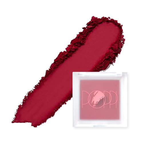 Poppi Cosmetics Silky Matte Blush - Luxurious Blush Powder for Cheeks, Long-Lasting, Natural Look, Powder Blush Palette, Complements All Skin Tones, Cruelty-Free, Vegan, Pigmented - Love Bite - Love Bite - 0.28 Ounce (Pack of 1)