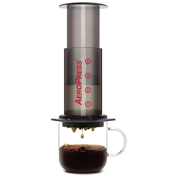 AeroPress Original Coffee & Espresso Maker - Quickly makes delicious coffee without bitterness - 1 to 3 cups per pressing - 
