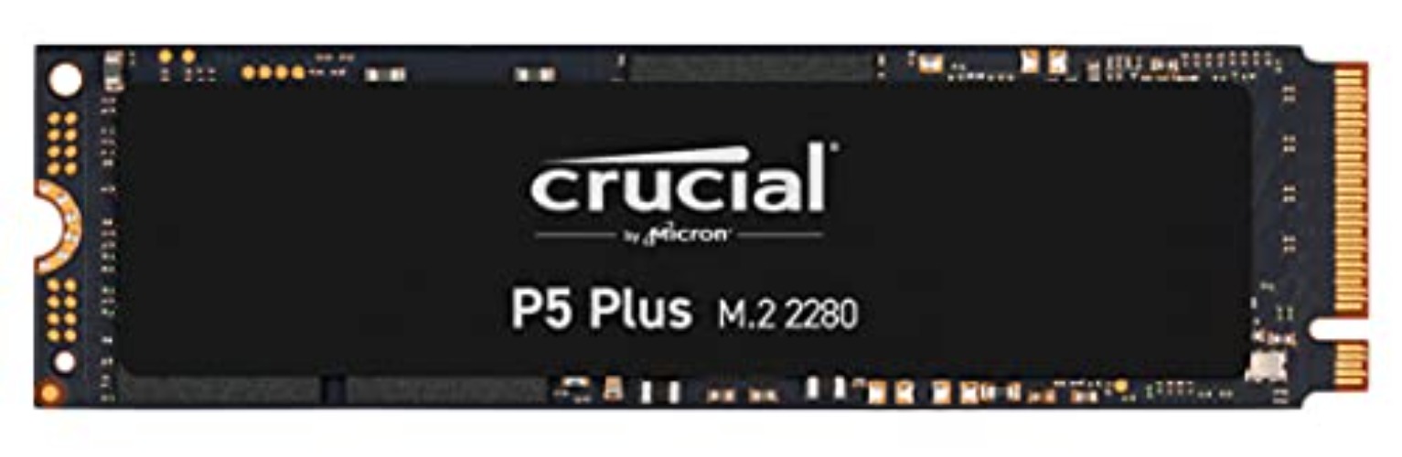 Crucial P5 Plus 1TB PCIe Gen4 3D NAND NVMe M.2 Gaming SSD, up to 6600MB/s - CT1000P5PSSD8 Solid State Drive - 1TB - P5 Plus