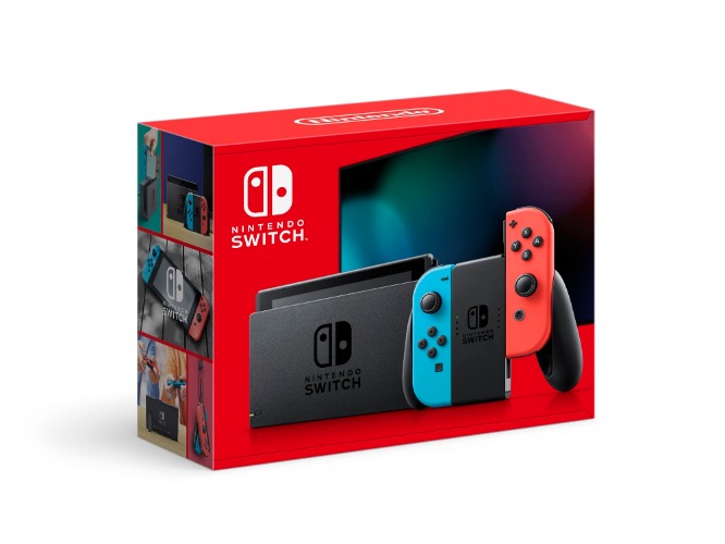 Nintendo Switch™ with Neon Blue and Neon Red Joy‑Con™ (New Box) - Neon Blue and Neon Red