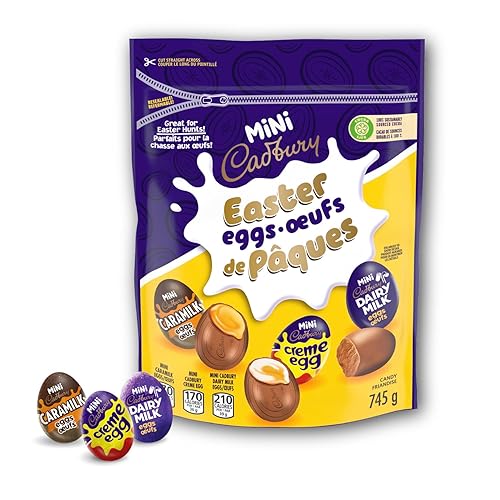 Cadbury, Mini Assorted Eggs, Individually Wrapped, Easter Chocolatey Candy, 745 g - 745 g (Pack of 1) - Chocolate Candy