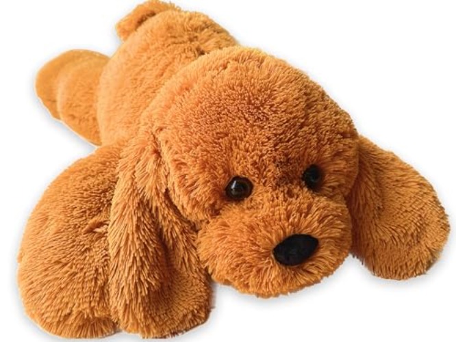 Tons of Love Weighted Stuffed Animals for Adults, Teens & Kids - Stuffed Animal Dog for Better Sleep - Emotional Support Plush - Big Stuffed animal for Stress Relief & Enhanced Focus 5 lbs. 26 inches