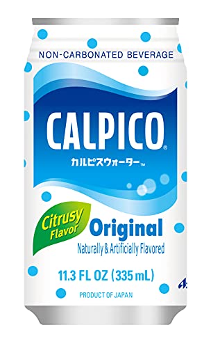 Calpico Citrusy Flavor Soft Drink in Can, 11.3-Ounce (Pack of 8) - Citrusy Flavor - 11.3 Fl Oz (Pack of 8)