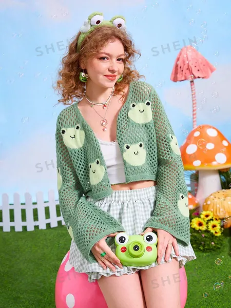 Cardigan fofo de Sapinho