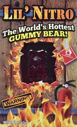 Lil' Nitro: The World's Hottest Gummy Bear - 1 Count (Pack of 1)