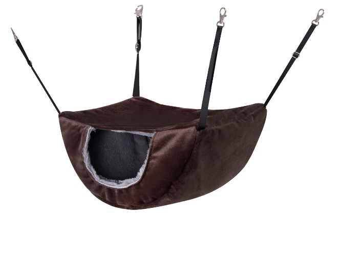 Vedem Ferret Hammock Small Animals Hanging Bunkbed Hammocks Rat Warm Hideout for Cage (Medium, Coffee) - Medium Mint