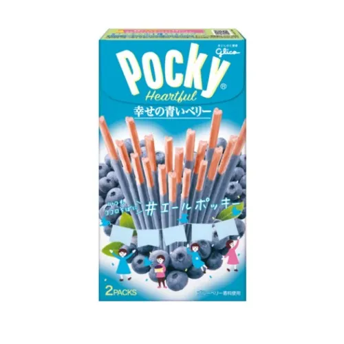 Glico – Pocky Chocolate Heartful Blueberry Biscuit Sticks