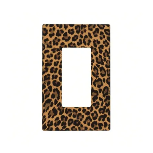Leopard Light Switch Cover