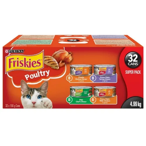 Purina Friskies Poultry Super Pack 32 cans