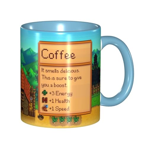 Valley Game Coffee Mug Tea Ceramic Birthday Mug 11Oz Coffee Mug Gift For Friends Family Colleagues Christmas - style2 - One Size