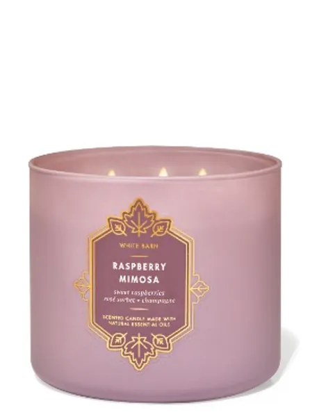 Raspberrry Mimosa Scented Candle