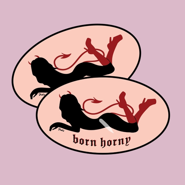 Born Horny Sticker