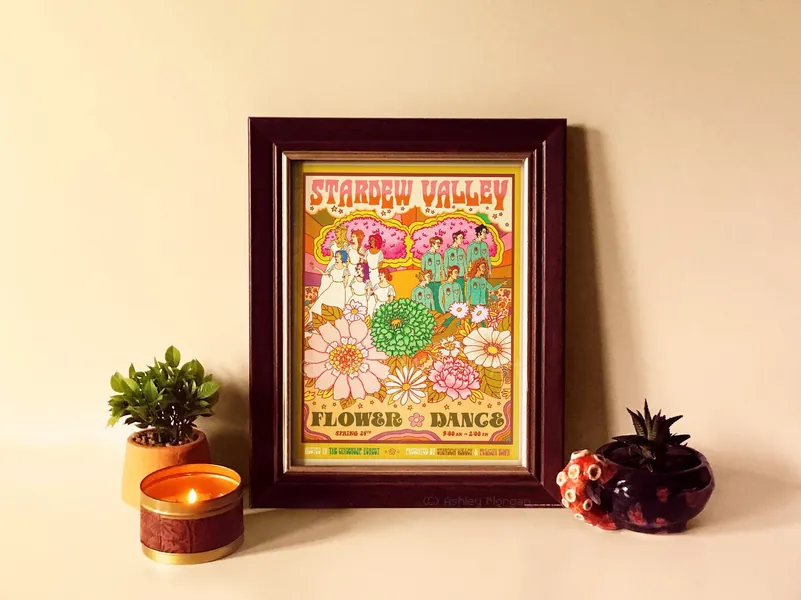 The Flower Dance Event Poster - Art Print