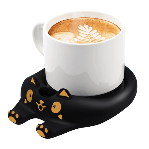 Cute Cat Cup Warmer, , Automatic Shut-Off and 3 Temperature Settings