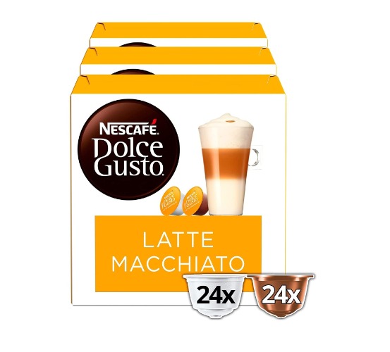 Nescafé Dolce Gusto Latte Macchiato Coffee Cups, 48 Pieces