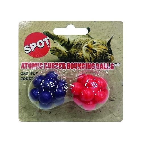 Ethical Atomic Bouncing Ball Cat Toy, 2-Piece