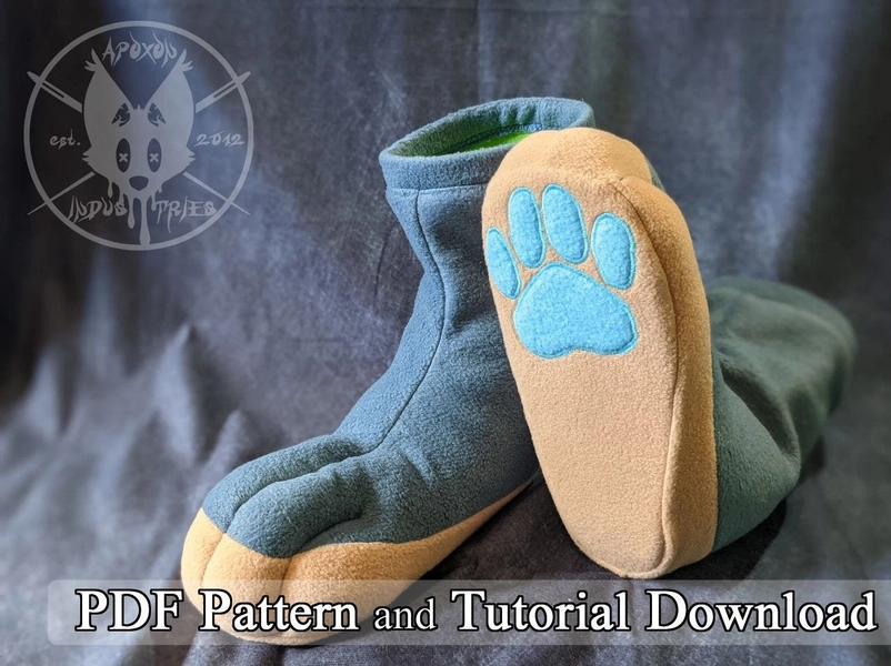 Fleece SockPaw Pattern and Tutorial