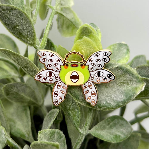 Biblically Accurate Frog Pin - B Grade