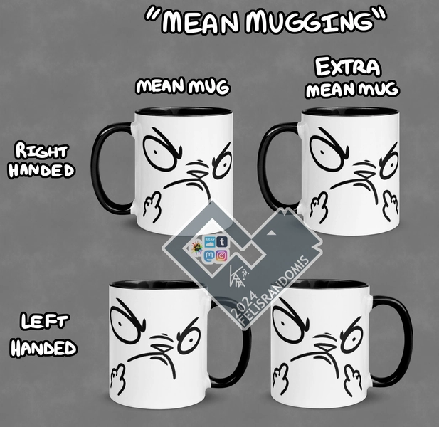 Ceramic Mean Mugging Mug