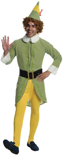 Rubie's Mens Elf Movie Buddy The Elf Deluxe Adult Sized Costumes