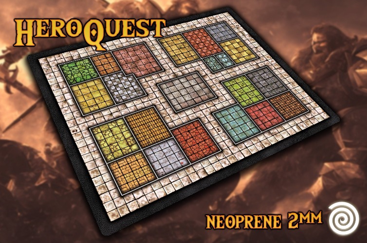 HeroQuest Remake compatible Gamemat | 30x30mm