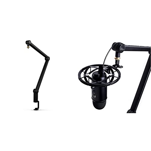 Blue Compass Premium Tube-Style Broadcast Boom Arm & Blue Radius III Custom Shockmount for Yeti and Yeti Pro USB Microphones - Boom Arm + Shockmount