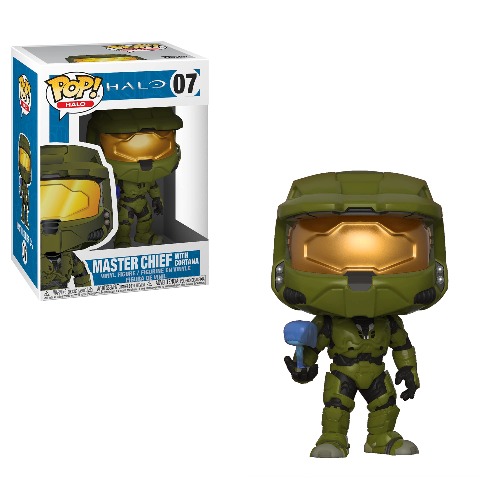Funko POP! Games: Halo Master Chief with Cortana Collectible Figure, Multicolor - Multicolor