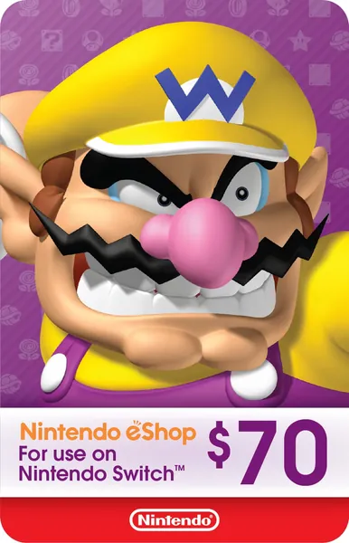 $70 Nintendo eShop Gift Card [Digital Code] - 70