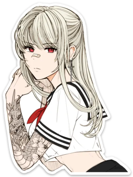 Beautiful & Damned Sticker