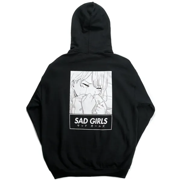 Sad Girls Pillow Hoodie - medium