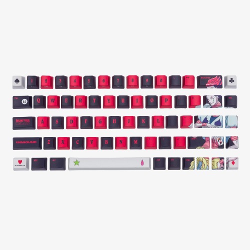 HxH x HG 68 Keycaps Set - Hisoka | Default Title