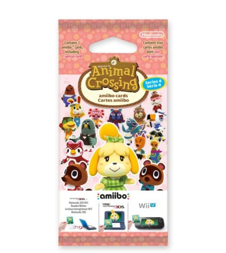 Nintendo Animal Crossing: Happy Home Designer Amiibo Cards Pack - Series 4 3DS Wii U - Series 4 cards