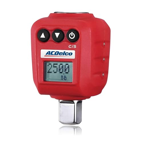 ACDelco ARM602-4A 1/2” (25 to 250 ft-lbs.) Heavy Duty Digital Torque Adapter with Buzzer and LED Flash Notification – ISO 6789 Standards with Certificate of Calibration