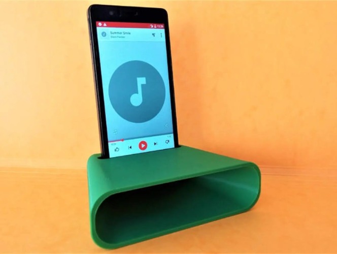 Phone Amplifier Passive Speaker - Blue