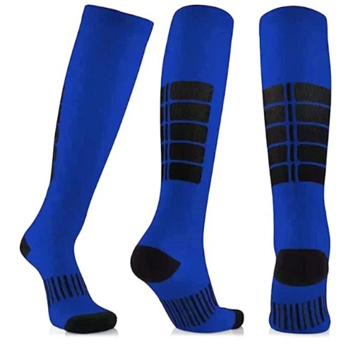 Throne Spicy Spykstr Blue Athletic Knee High Socks) S/M