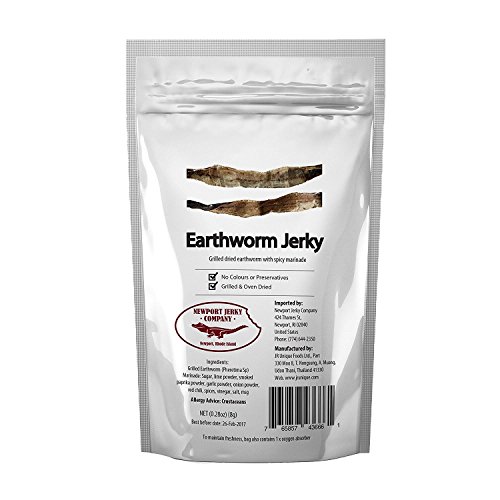 Newport Jerky Company Edible Insects | Edible Earthworms| Earthworm Jerky - Earthworm Jerky