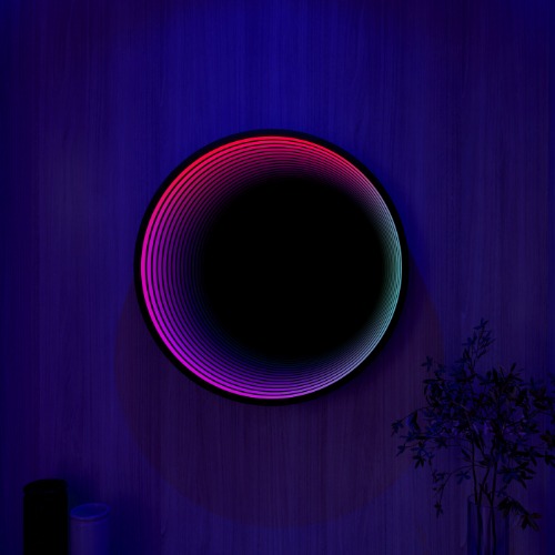 3D Circle Infinity Mirror Light - Small