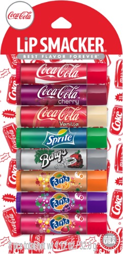 Lip Smacker Coca-Cola Party Pack Lip Glosses, 8 Count, Coca Cola, Variety 1 (SFS Only) - Coca Cola