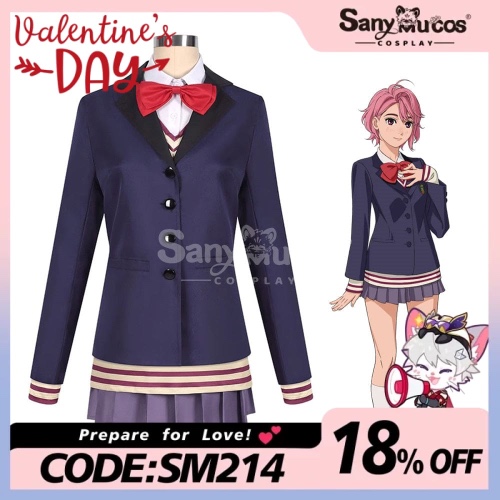 【In Stock】Anime Dandadan Cosplay Shiratori Aira School Uniform Cosplay Costume - M