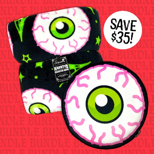 SOURPUSS JEEPERS PEEPERS BLANKET & PILLOW BUNDLE | Default Title