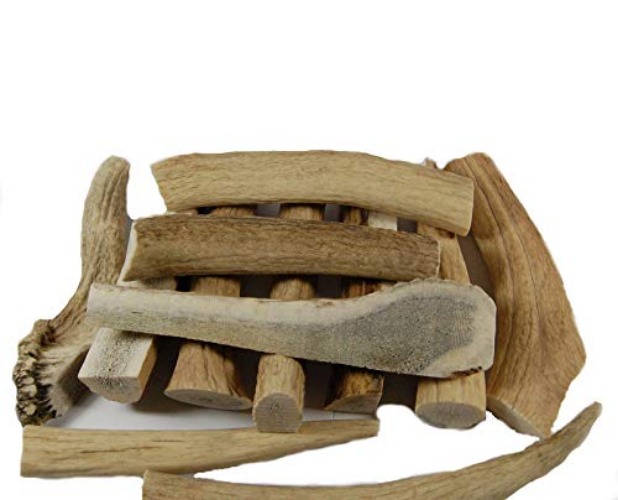 Big Dog Antler Chews - Grade B Deer and Elk Antler Pieces - Dog Chews - Antlers by The Pound, One Pound - Six Inches or Longer - Natural Healthy Long-Lasting Treat - Happy Dog Guarantee!