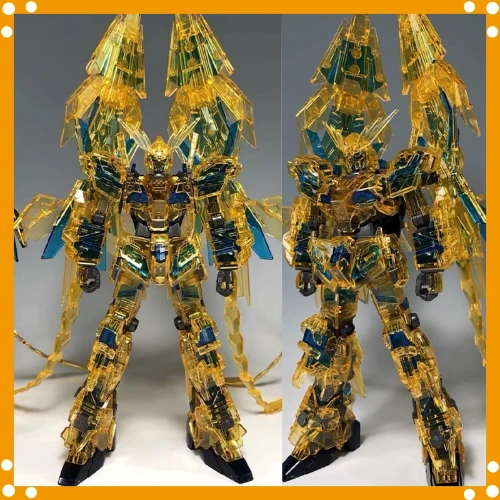 XINGDONG HG 1/144, Rx-0, unicornio 03, Phenex transparente