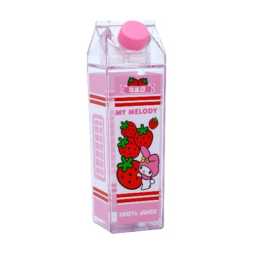 My Melody Milk Carton Water Bottle (Strawberry)