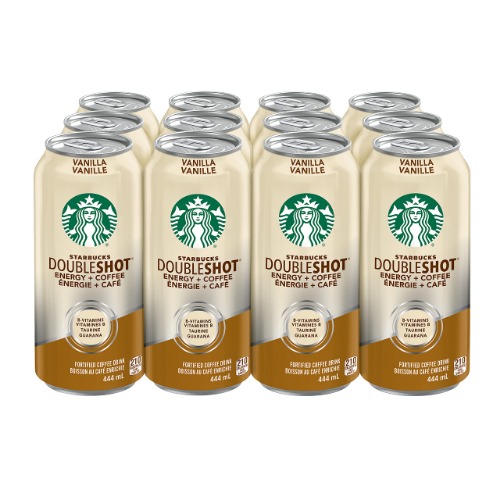 Starbucks Double Shot Vanilla, 444 mL Cans, 12 Pack - Vanilla Vanilla