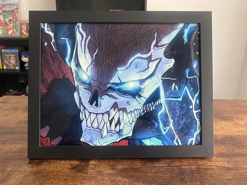 Kaiju No. 8 Tamashi Vol 1 8.5x11 Framed Wall Art Print - Anime Manga Poster for Home Decor & Anime Fan Gift Kafka Mina Reno Kikoru Iharu Gen