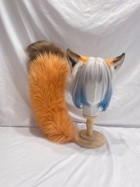 Custom Animal Ears,Wolf Plush Ears,Fox Ears Headband,Cosplay Beast Ears,Brown Ears,Werewolf Ears,Handmade Christmas Gift Furry Ears Faux Fur