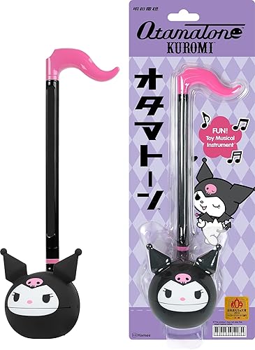 Otamatone Sanrio Kuromi Electronic Portable Music Instrument/Synthesizer Toy from Japan by Maywa Denki (Officially Licensed Hello Kitty and Friends) [English Instructions] - Kuromi